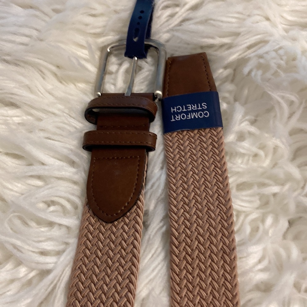 Saddlebred Tan / Brown Belt size 38/40 brand new comfort stretch - Picture 9 of 12